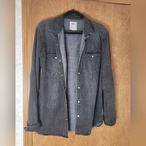Levi's Gray Denim Shirt